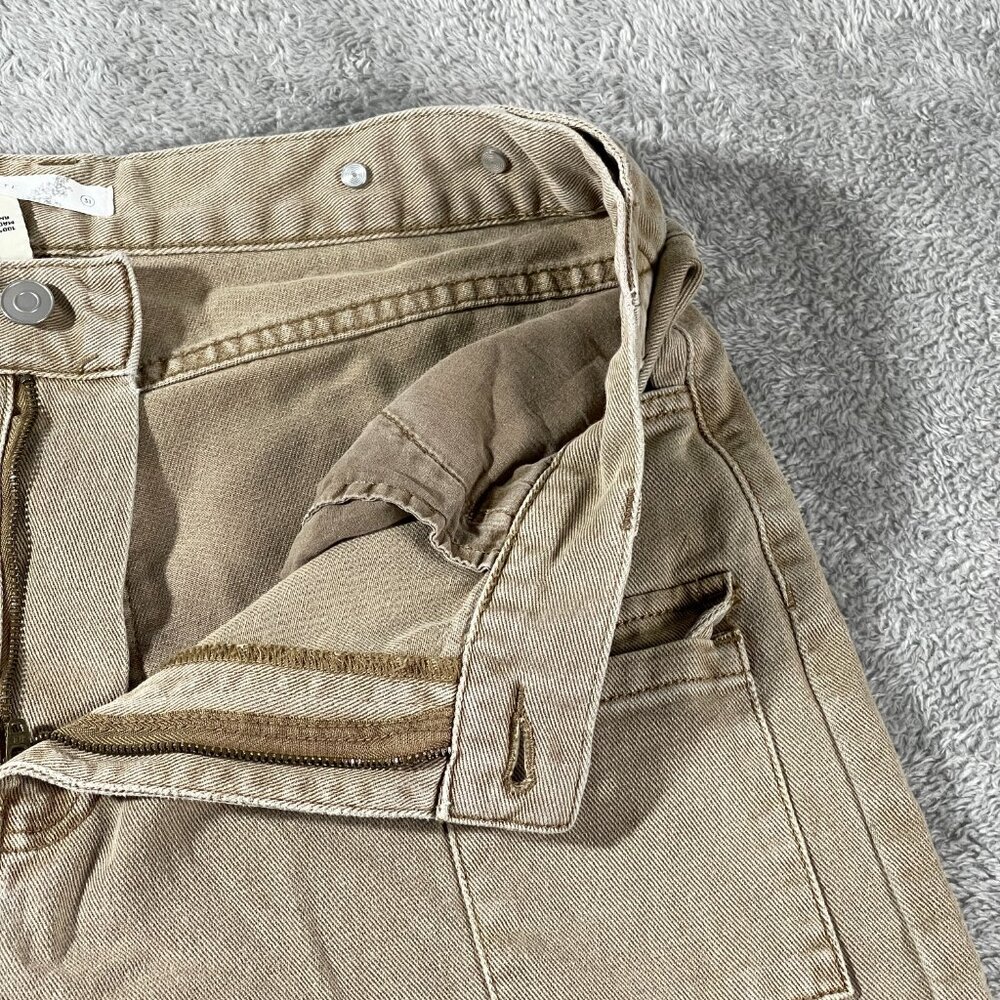 Altar’d State Cargo Wide Leg Pant DJ25176FT63 Khaki Cream 31 Streetwear Outdoors - Picture 2 of 14